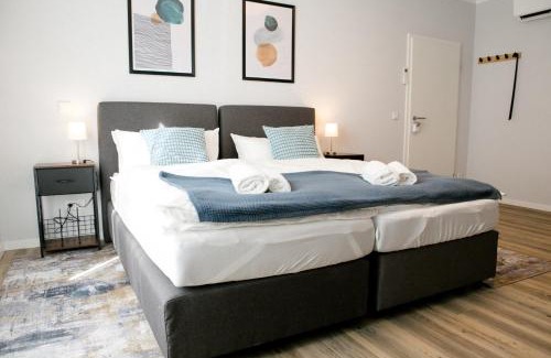 Sankt Augustin Apartamento | bonquartier - LUXAPT#3 Chice, moderne Wohnung mit Self Check-In, voll ausgestatteter Küche, Klimaanlage und Parkplatz