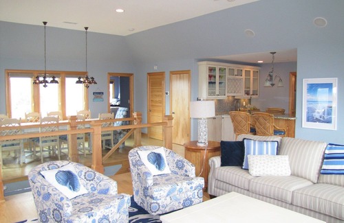 Whalehead Beach Casa | Todo el verano - Ascensor, Piscina climatizada, Entretenimiento al aire libre