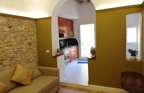 Santo Spirito Apartamento | Borgo SAN Frediano Suites - Verde Lago con Terrazza AC Wifi Lavatrice