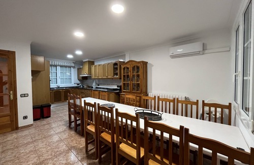 Caleta de Fuste Casa | Masia Botargo. 9 hab, 8 baños, piscina, porche