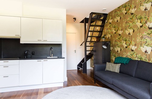 Bergen Apartamento | Boutique Apartments Bergen "Green" con soleada terraza privada, patio