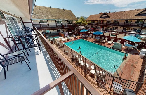 Solvang Apartamento | Boutique Hotel Double Queen Balcony Room
