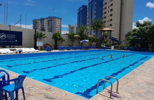 Caldas Novas Apartamento | Ferias Clube Completo Golden Dolphin com Roupas Cama