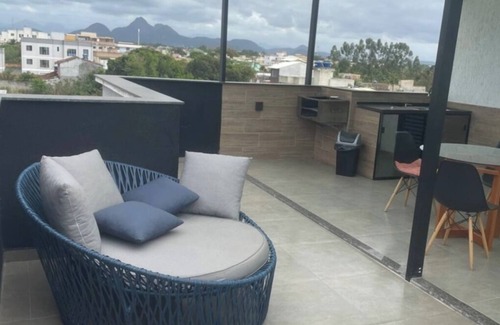 Rio das Ostras Apartamento | Cozy penthouse apartment facing Rio das Ostras beach