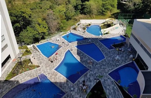 Pousada do Rio Quente Apartamento | Experimente o Park Veredas Flat - ao Lado do Hot Park com Vistas Para a Piscina