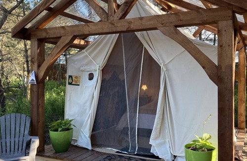 Hepworth Casa | Brand Glamping Tent, Hepworth, 3 Wooded Acres