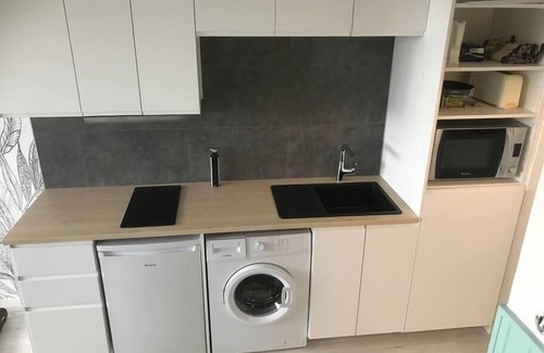 Font-Romeu-Odeillo-Via Apartamento | Nuevo estudio "jungle" - vista panorámica - estacionamiento - centro de la ciudad