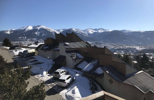 Font-Romeu-Odeillo-Via Apartamento | Nuevo estudio "jungle" - vista panorámica - estacionamiento - centro de la ciudad