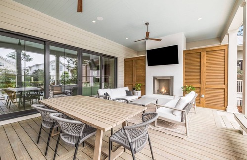 Santa Rosa Beach Casa | BRAND NEW CONSTRUCTION! WaterColor! LSV, Bikes, & Private Heated Saltwater Pool!