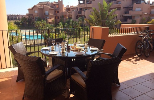 Torre-Pacheco Apartamento | Nueva marca de lujo en primera línea de Apartamento Con Golf, piscina y vistas al lago
