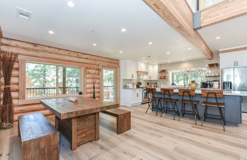 Big Bear Chalet De Esquí | Brand New Stylish Chalet Fire Pit Duplex