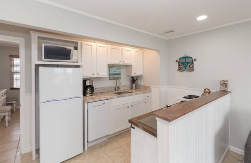 Isle of Palms Condominio | Bajo el mar 1Br / 1Ba @ Ocean Inn, 2 ° Fl con "Ojeada al océano", ¡Perro amigable!