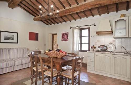 Castellina in Chianti Apartamento | Impresionante vista, típico, encantador con piscina