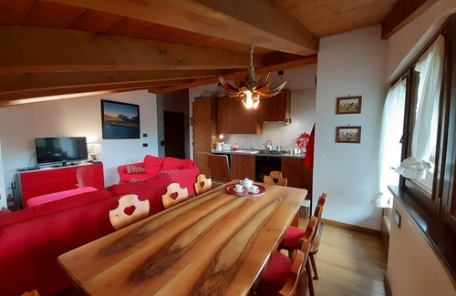 Cortina d'Ampezzo Apartamento | Vista impresionante! Cortina centro a 1,3 km.