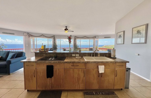 South Coast Apartamento | Impresionante vista panorámica al mar Caribe de lujo, Penthouse de 2 dormitorios / 2 baños Villa