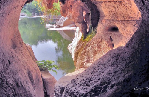 Labeaume Casa | Breathtaking view of the Gorges de la Beaume.