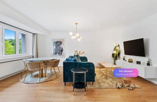 Limpertsberg Apartamento | Bright 1BR Apt in Limpertsberg with WiFi & Kitchen