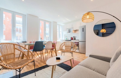 Wazemmes Apartamento | Bright 3-bedroom 2-bathroom flat