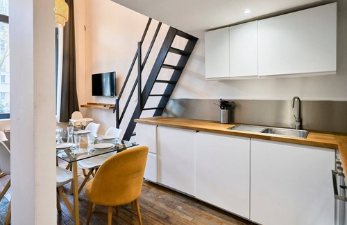Wazemmes Apartamento | Bright 3-bedroom apartment with mezzanine beds