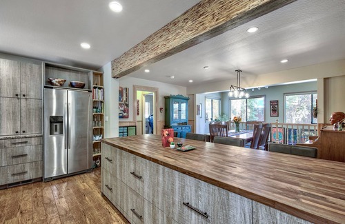 Tahoe Vista Casa | Bright, airy home near lake and skiing.