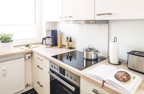 Flensburg Apartamento | Apartamento luminoso y moderno, con excelentes vistas al fiordo, incl. estacionamiento