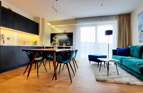 Miedzyzdroje Apartamento | Bright apartment A102 with sea view near the beach 2 bedroom terrace