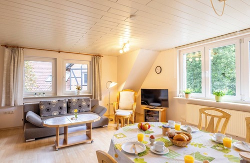 Oldau Apartamento | Apartamento luminoso y acogedor para hasta 6 personas en la granja.