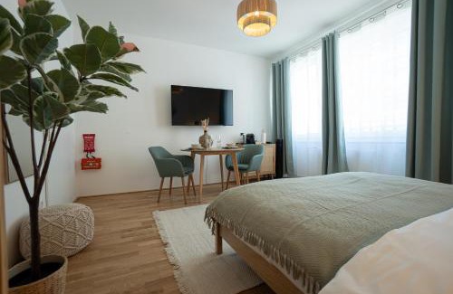 Weißgerber Apartamento | Bright & Modern Studio in Center with a Queen Bed