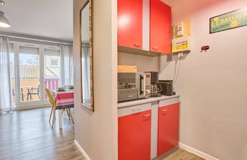 Barbotan-les-Thermes Apartamento | Luminoso T1 bis 26,5 m², balcón sur, aparcamiento, fibra