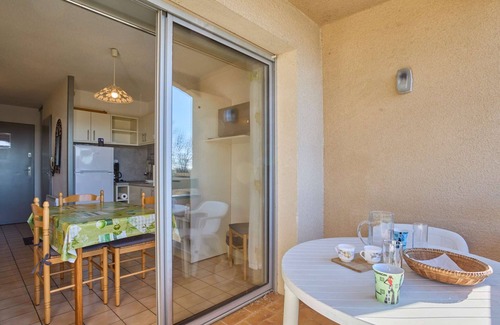 Barbotan-les-Thermes Apartamento | Bright T1bis with south balcony and Wifi