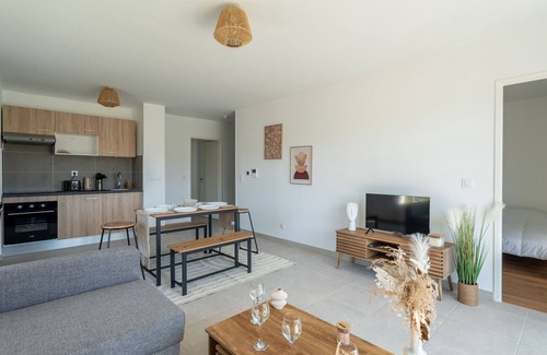 Biscarrosse Apartamento | Apartamento T4 luminoso en Biscarrosse - 6 a 8 pers. - Parking incluido
