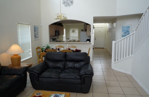 Lake Berkley Villa | BrightwaterVilla. Lake view, west facing extra large pool deck, lanai, hot tub