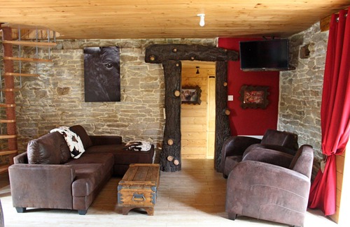 Rosporden Casa | Bretaña cabaña "Tal ar Galonn" 4 a 10 personas, bienvenidos a los jinetes