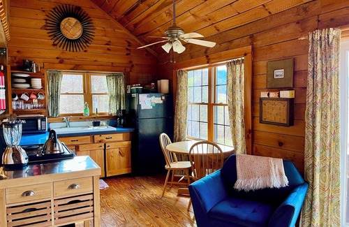Hot Springs Cabina | Broadwing Farm Cabins -Pine Cabin- Bañera de hidromasaje con agua mineral