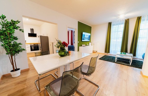 Magdeburg Apartamento | BROCKHEUS Apartments: Prime City Apar. | Central Loc. | Parking | Wifi | Kitchen