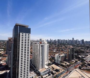 Jardim Goias Apartamento | Brookfield Towers - Apto 2210 no Jardim Goiás á 3 min Shopping Flamboyant