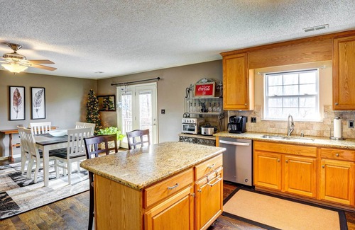 Browns Summit Casa | Browns Summit Vacation Rental w/ Fire Pit!