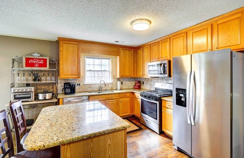Browns Summit Casa | Browns Summit Vacation Rental w/ Fire Pit!