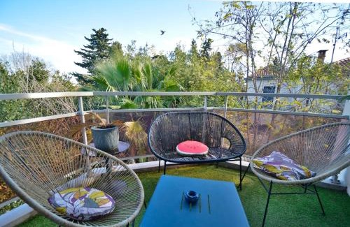Saint-Martin Apartamento | Bruyères with deck and private parking