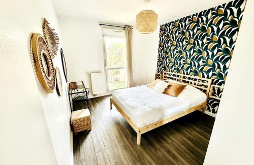 Les Mousseaux Apartamento | BtoBed - Location Professionnelle - Appartement 4 personnes Parking Gratuit - Proche Parc des Expositions et Aéroport CDG
