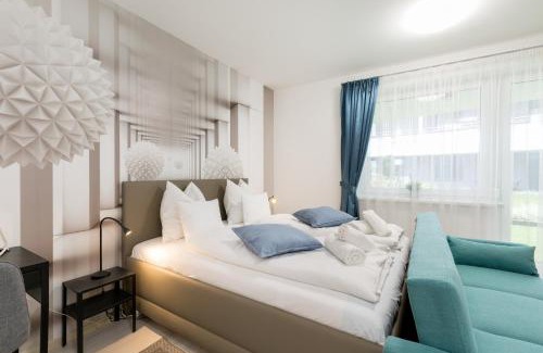 Corvin negyed Apartamento | BUDAPEST DOWNTOWN RESIDENCES LEO - AC, ELEVATOR, TERRACE