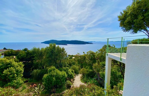 Ile du Levant Casa | Budeiya - Casa con vistas panorámicas al mar
