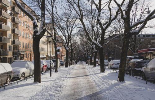 Katarina-Sofia Apartamento | Budget-friendly studio on Södermalm, construction work
