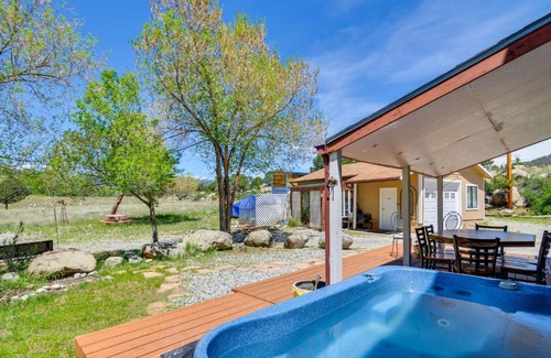 Buena Vista Casa | Buena Vista Creekside Home with Private Hot Tub!