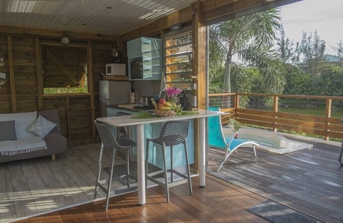 Sainte-Anne Casa | BUNGA-LODGE (4 * bungalow de lujo con piscina privada)