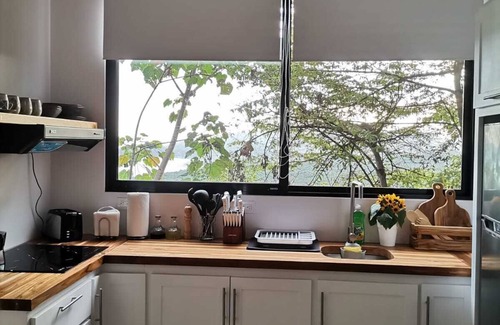 Paquera Casa | Bungalow 14, ocean view to famous Isla Tortuga , kitchen, floor 1