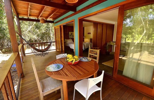 Barra Grande Casa | Bungalow Vermelho Solteiro-praia de Algodões