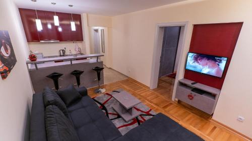 Novi Beograd Apartamento | Burgundy Apartment