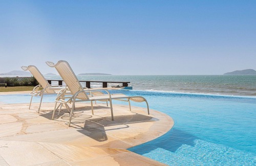 Praia Rasa Villa | Buz043 - Lujosa villa con piscina frente al mar en Búzios