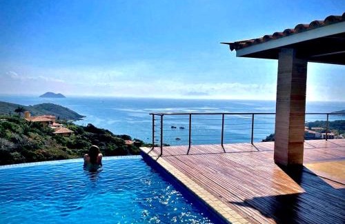 Joao Fernandes Casa | Buzios, casa inteira de frente para o mar em Joao Fernandes, fabulosa, a melhor vista, Mansão Bella Vista